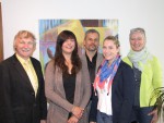  Stefanie Oehlert und Kristina Kandler mit Friedrich Bell, Sebastian Bucher und Sabine Johann