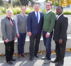 Elvis Josef Miti mit Friedrich Bell, Steffen Jahn, Daniel Stehling und Joachim Kanthak