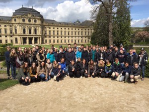 Die schwedischen Gäste mit ihren deutschen Austauschpartnern